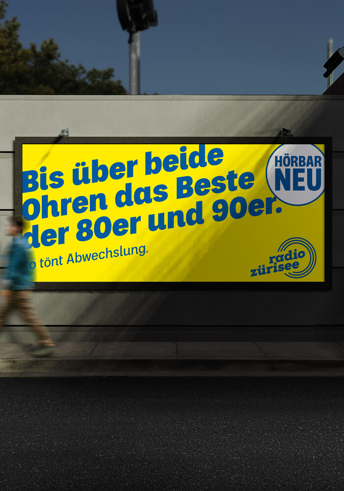 Grossplakat «Bis über beide Ohren das Beste der 80er und 90er»