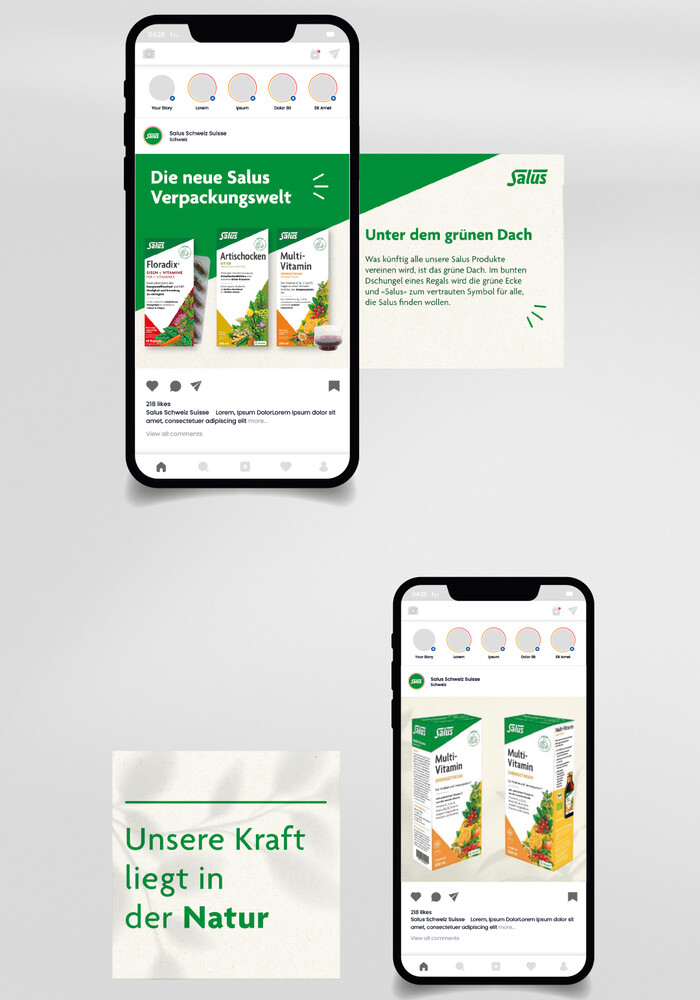 Social-Media-Beiträge zur neuen Verpackungswelt