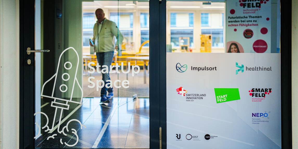 Startup Space Beschriftung