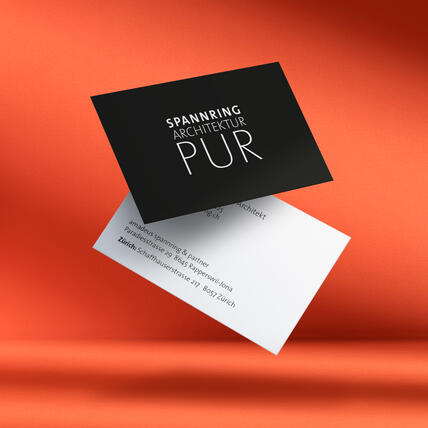 Visitenkarte Spannring Architektur
