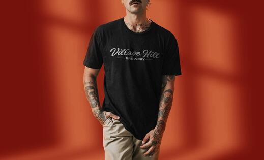 Merchandise Design Village Hill Brewery