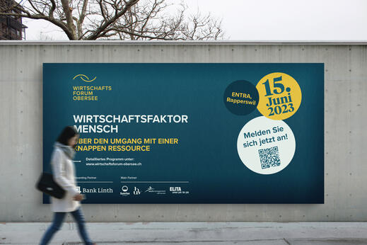 Plakat Wirtschaftsforum Obersee